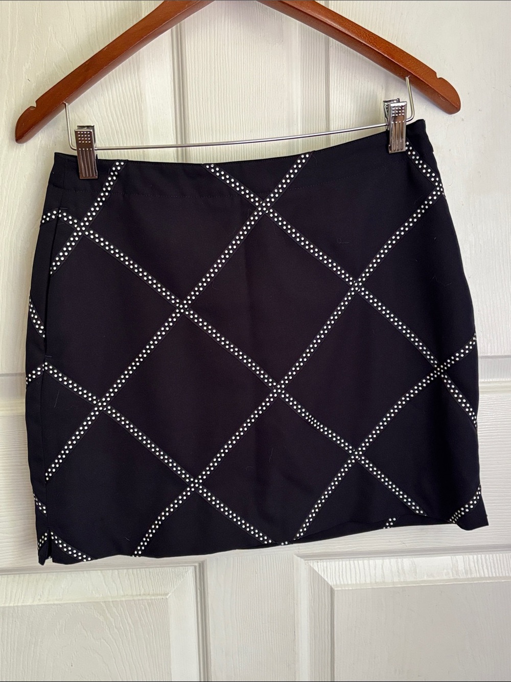 EP PRO Golf Skirt / Skort Navy white diamond pattern size 4 shorts under pickle